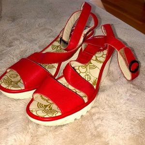 Fly London straps wedges